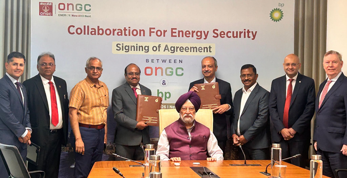 ONGC and bp sign a technical services contract